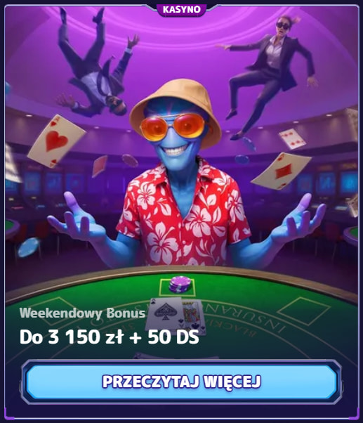 AlfCasino Weekendowy Bonus